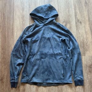 lululemon Dark Blue Tie Dye Pattern hoodie
